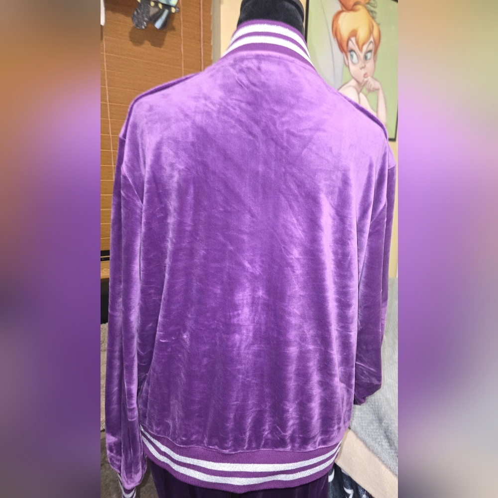 1x Kate And Mallory Purple Velour Tracksuit NWOT (F) - Picture 4 of 11